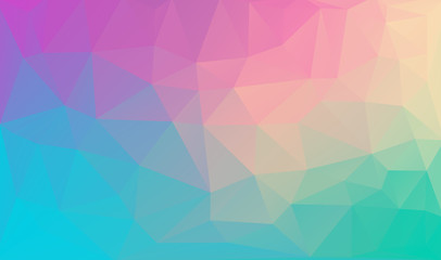 Colorful abstract  polygon background 
