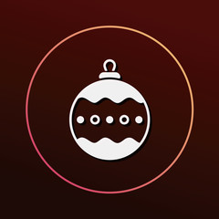 Christmas hanging icon