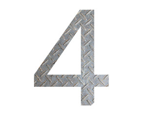 Metal of number four