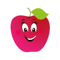 Apfel Smiley Vektor