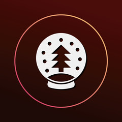 Christmas tree icon