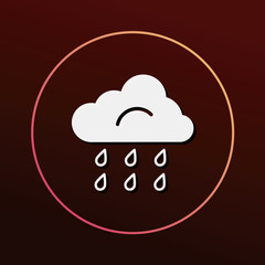 Environmental protection concept conserve water icon