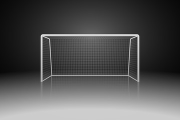 Soccer goal, vector