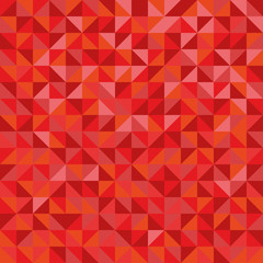 Colored diamonds, triangles, polygons. Vector seamless background.