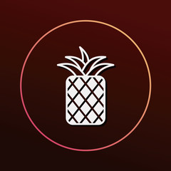 fruits pineapple icon