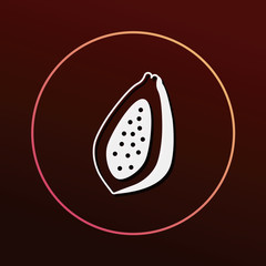 fruits papaya icon