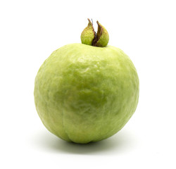 guava on white background