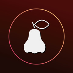 fruits pear icon