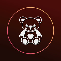 bear doll icon