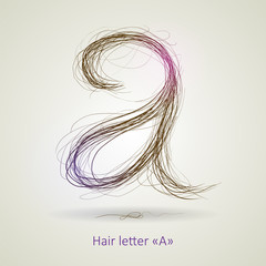 letter from the fine hair