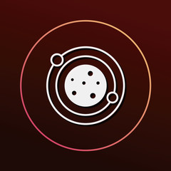 Space planet icon