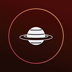 Space planet icon