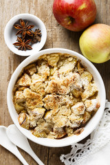 Apple crumble