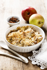 Apple crumble
