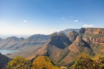 Türaufkleber Blyde River Canyon und „Three Rondavels“  Südafrika © majonit