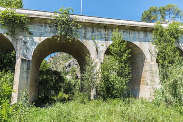 Fototapeta premium Concrete bridge, Spain