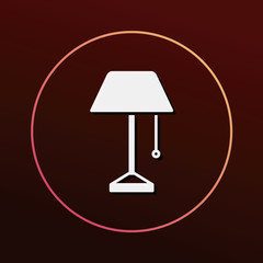Obraz premium lamp icon
