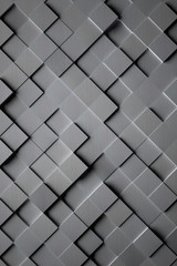 Aluminum Cubic Tile Background