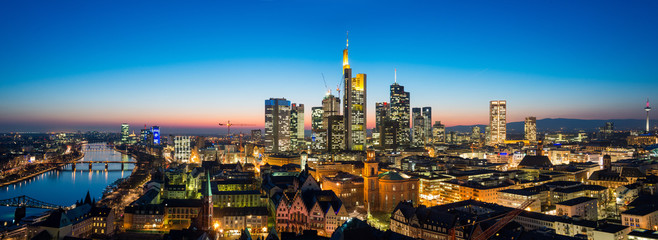Frankfurt am Main Cityscape Panorama