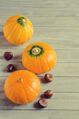 Pumpkins and nuts