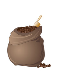 coffee bean sack