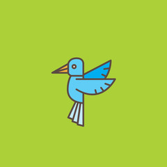 Bird vector logo