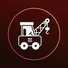 logistics truck icon