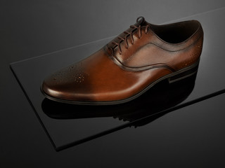 Brown men shoe