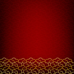 Abstract dark and red background texture  for happy chinese new