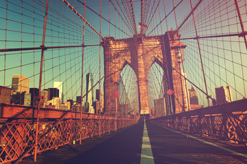 New York City from Brooklyn Bridge