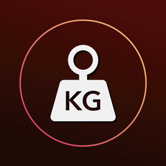 weight machine icon