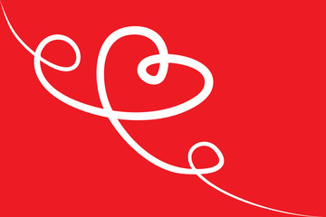 Red Heart, Love and Valentine's Day