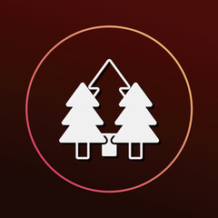 Obraz premium forest icon