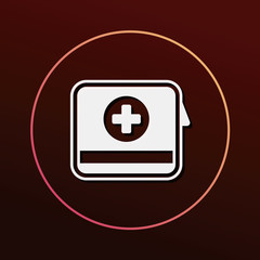 First aid kit icon