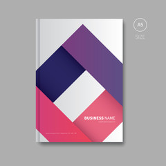 brochure design template for book / brochure layout