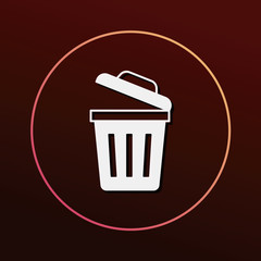 garbage can icon