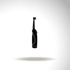 Toothbrush vector icon.