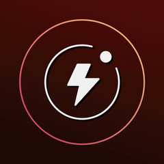 camera flash mode icon