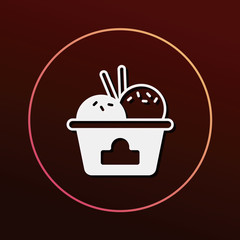 dessert ice cream icon
