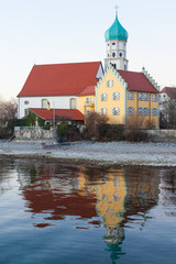 Obraz premium St. Georg in Wasserburg, Bodensee