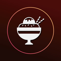 dessert ice cream icon