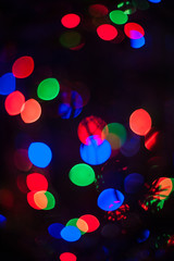 New year bokeh background