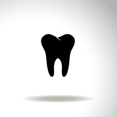 Tooth vector icon.