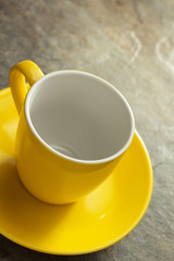 empty cup of coffee