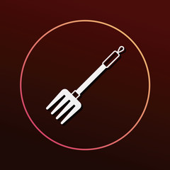 gardening shovel icon