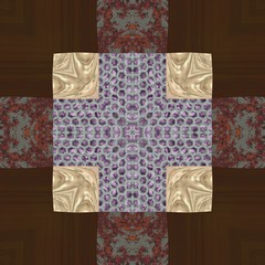 Kaleidoscopic ornamental pattern