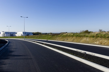 Construction d'une route