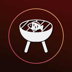 frying fish icon