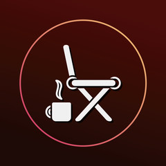 fishing chair icon