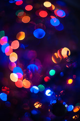 New year bokeh background